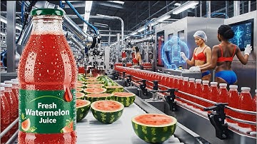 Inside the AI-Powered Juice Factory: From Watermelon to Bottle"