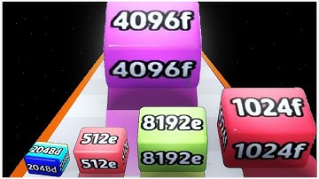 Jelly Runner 3D Number Game infinty mode reach 4096 - Gameplay Walkthrough - Android, iOS