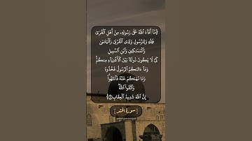 سورة الحشر الآية ٧ بصوت الشيخ محمد صديق المنشاوي