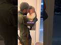 An IDF 🦁 🇮🇱 hero returns from the war in Lebanon to his baby #israel #idf #telaviv #jerusalem #fdi
