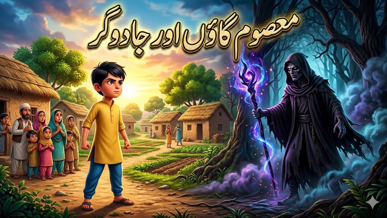 احمد اور جادوگر – گاؤں اور جادوگر کی کہانی” 