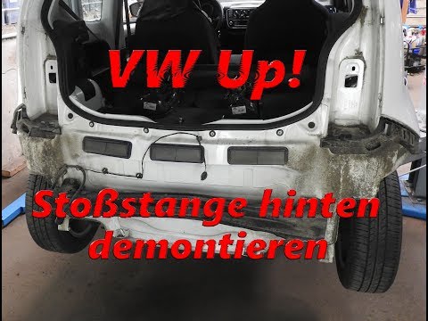 VW Up - Hintere Stoßstange abbauen / demontieren - Seat Mii - Skoda Citigo