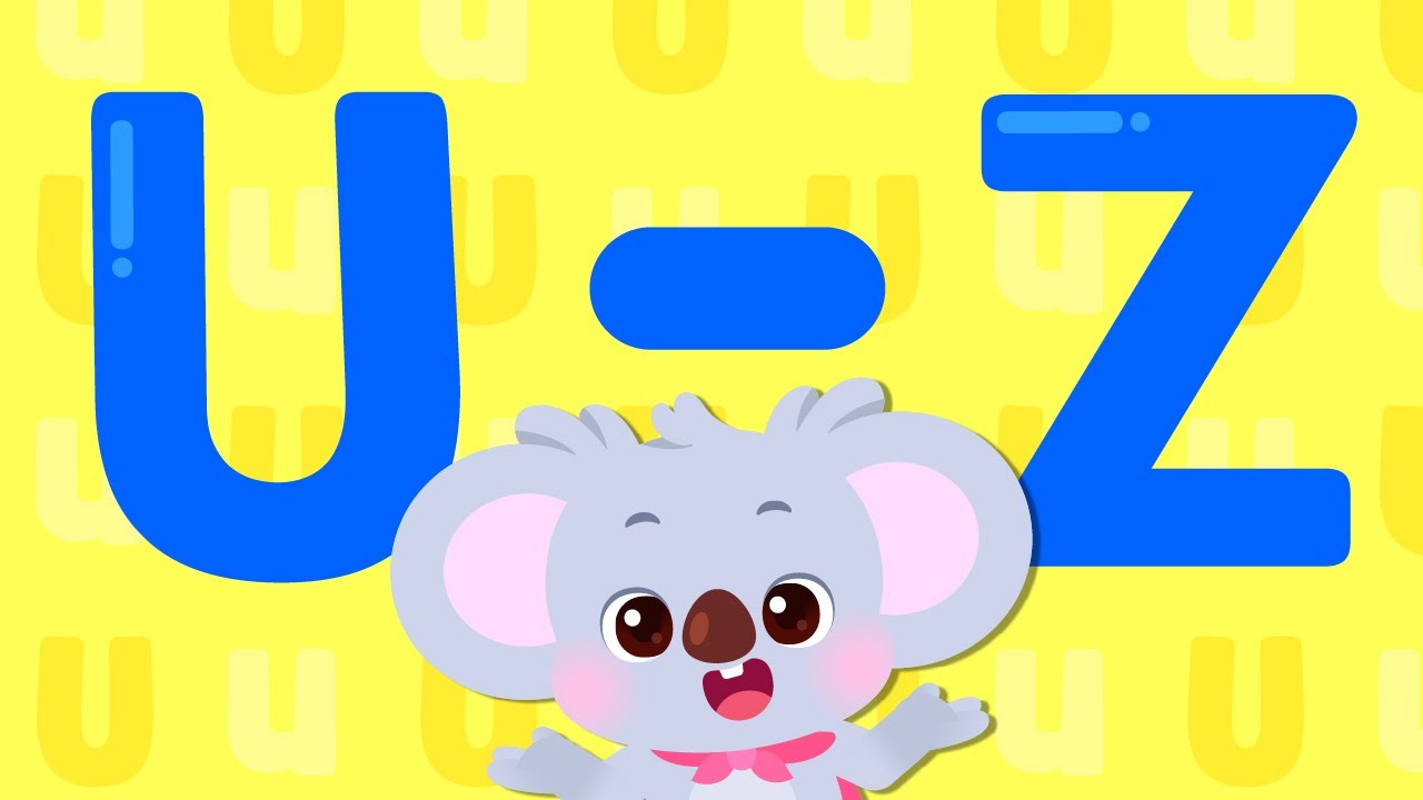 English Alphabet U-Z🎵🍎| Kids Songs & Educational Song | ABC