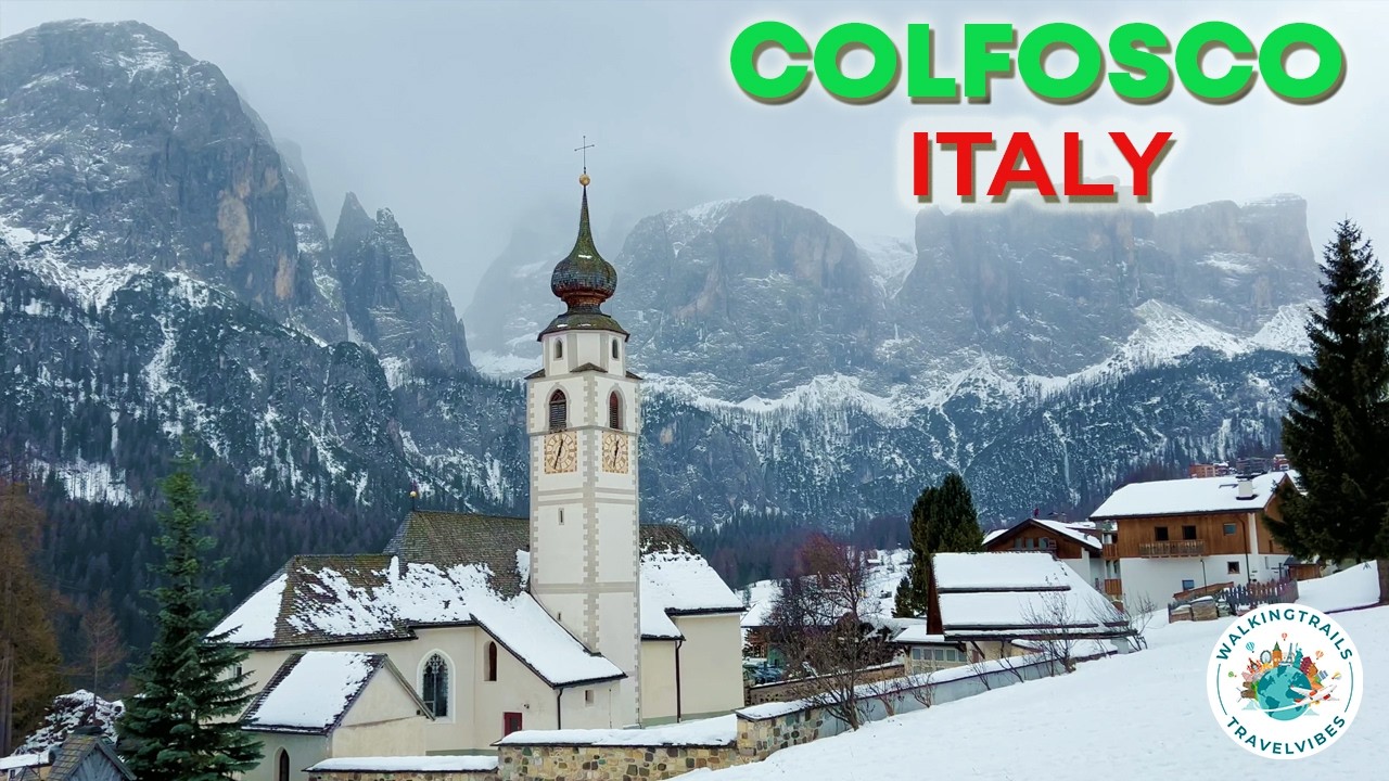 🇮🇹 South Tirol, Italy - Colfosco - The Most Charming Village inThe Dolomites - 4K UHD Video