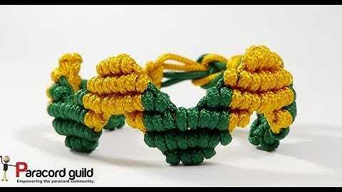 Zig zag macrame bracelet- paracord style