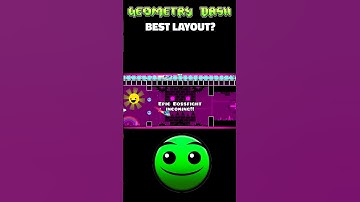 is tho best layout #shorts #music #trending #viral #fyp #memes #geometrydash #gd #geometrydashmusic