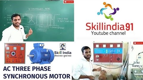 AC THREE PHASE SYNCHRONOUS MOTOR PRACTICAL