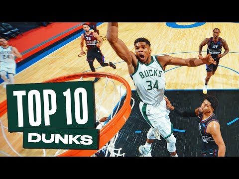 Giannis Antetokounmpo’s Top 10 Dunks of the 2020-21 NBA Season