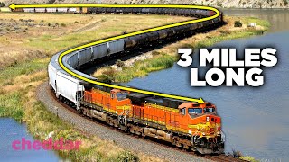 Why Freight Trains Keep Getting Longer  Cheddar Explains