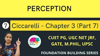 Ciccarelli Chapter 3 Part 7 Perception Gestalt Principles Mind Review