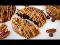 Galletas de chocolate con pecanas y dulce de leche