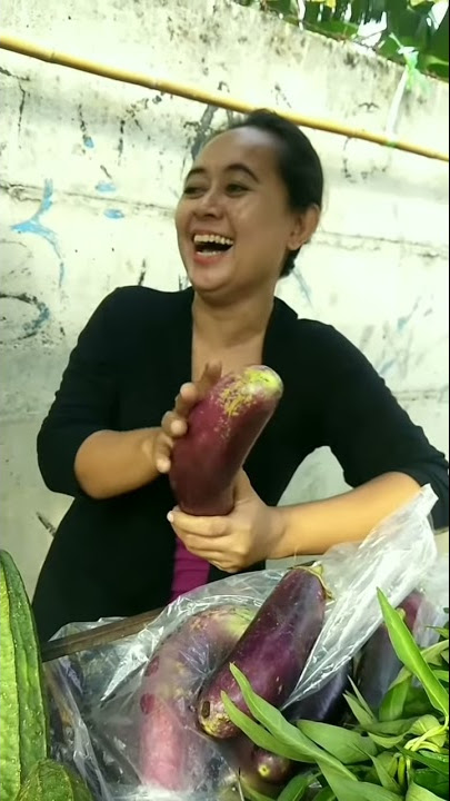 Ini yg lagi viral Ibu penjual terong