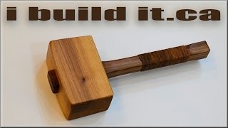 Project details: https://ibuildit.ca/projects/wooden-mallet/ My version of a classic design wooden mallet. All of the parts are recycled 