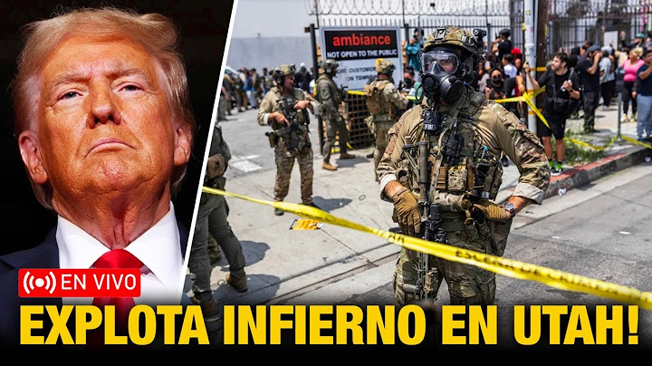 CAOS Y DESASTRE EN EEUU: TRUMP CERCA CIUDADES con ICE y FUERZA MILITAR