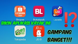 Cara Bikin Aplikasi Android Seperti Shopee, Bukalapak, Lazada, di Smartphone Android screenshot 1