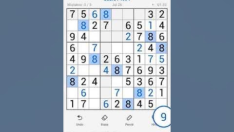 Sudoku Free Classic Puzzles Mobile | Daily Challenge July 26, 2022