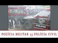 Pm x polcia civil sp  greve confronto militar x policiais civis