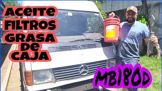 Cambio de Aceite, filtros y grasa de caja a EROS, LA MB180 que está recorriendo America