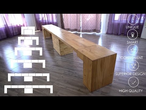 Video: Transformer bench: not only convenient, but also beautiful