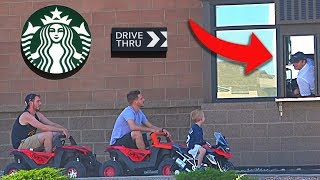 Tiny Cars in Drive Thru! *Prank* (ft MoreJStu) | That's Amazing