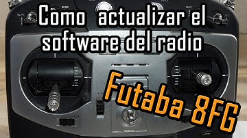 Software updates Futaba 8FG