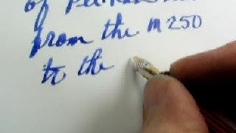 Pelikan 1.7mm Cursive Italic Stub nib writing sample - nibs.com