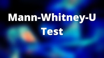 Mann-Whitney-Wilcoxon Test | Mann-Whitney U test | Non Parametric Test| Hypothesis test | Statistics