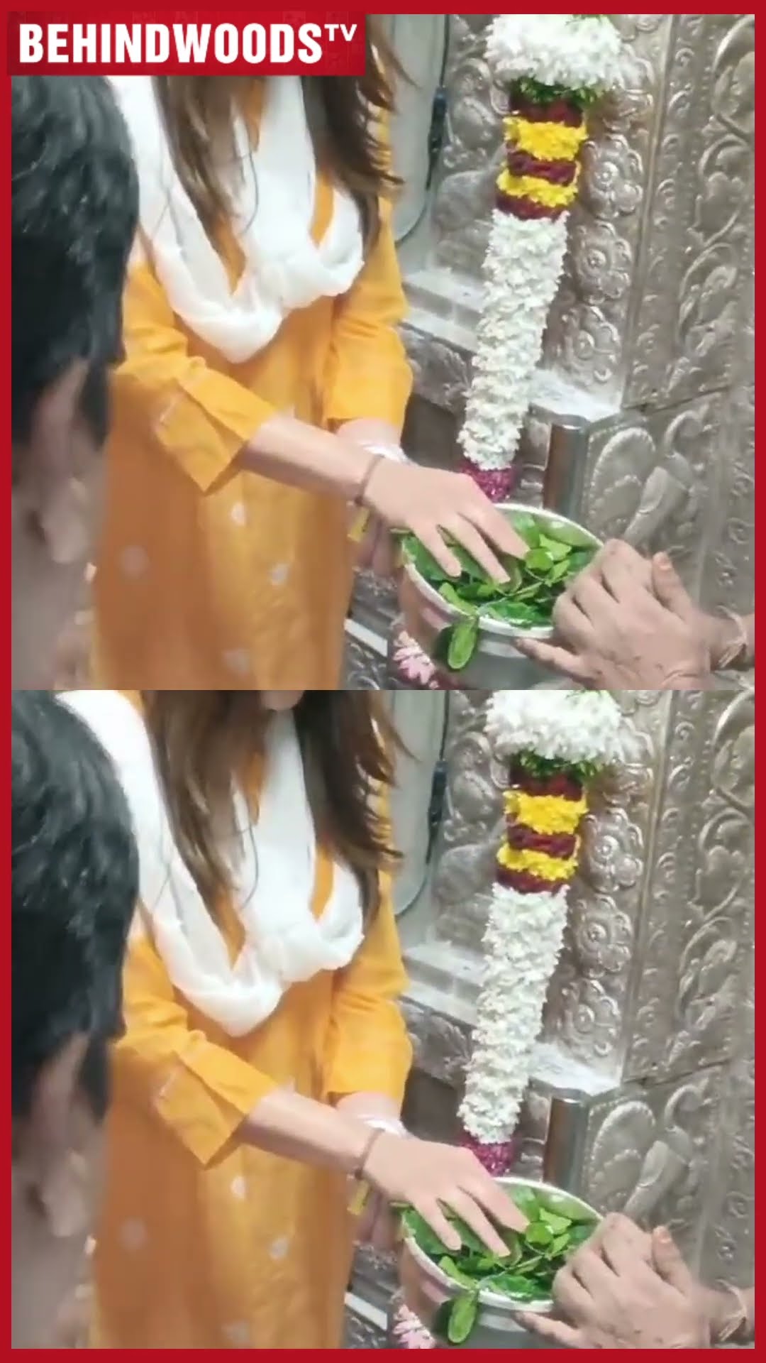 'விபூதி வாங்கிக்கங்க Trisha' ? மருதமலை கோவிலில் Trisha செஞ்ச சாமி தரிசனம்