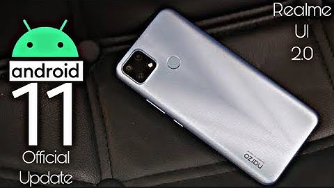 Realme Narzo 20 Android 11 Realme UI 2.0 Official Update (RELEASED)