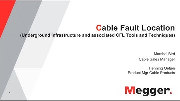 Virtual Cable Best Practices Seminar   Day 2   Cable Fault Location by Underground Infrastructure