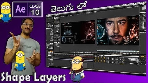 #10 After Effects - Shape Layers  [ TELUGU ] || AfterEffects Basic in TELUGU