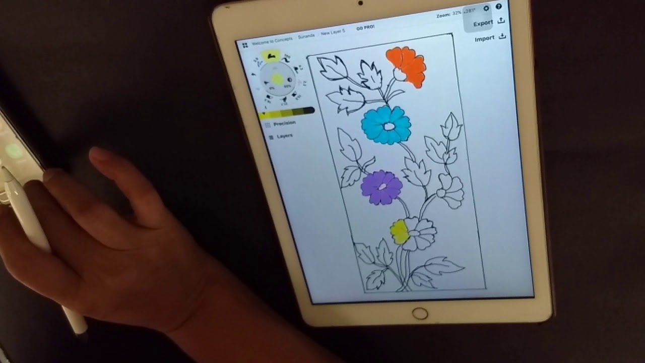 Simple drawing on Apple IPAD YouTube