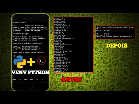 AMBIENTE VIRTUAL PYTHON NO ANDROID- pydroid3 e termux