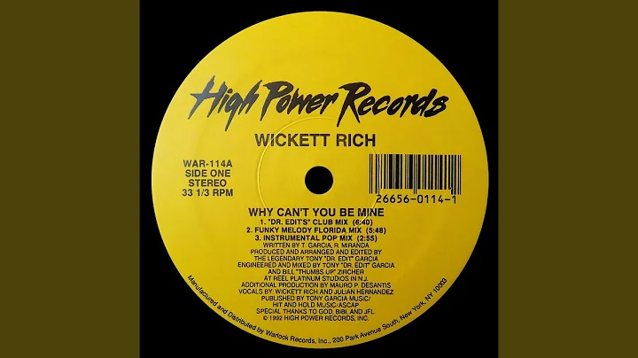 Why Can't You Be Mine (Funky Melody Florida Mix)