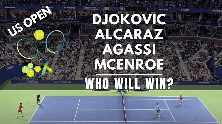 Battle of the Legends: Djokovic McEnroe vs Alcaraz Agassi