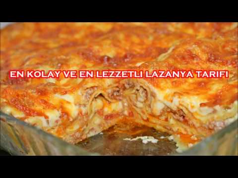 Video: Basit Ve Lezzetli Lazanya