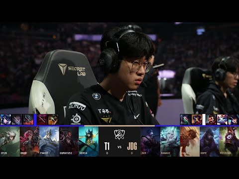 【2022全球總決賽】半決賽 T1 vs JDG #1