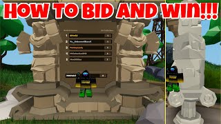 How To OUTBID EVERYONE and WIN!! | Roblox Islands Museum Update