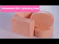 Homemade Skin Lightening Soap With Papaya, Carrot, Tomato And Other Skin Lighten Ingredients