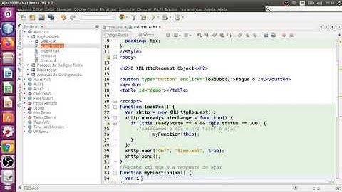 Ajax, Exemplo com XML