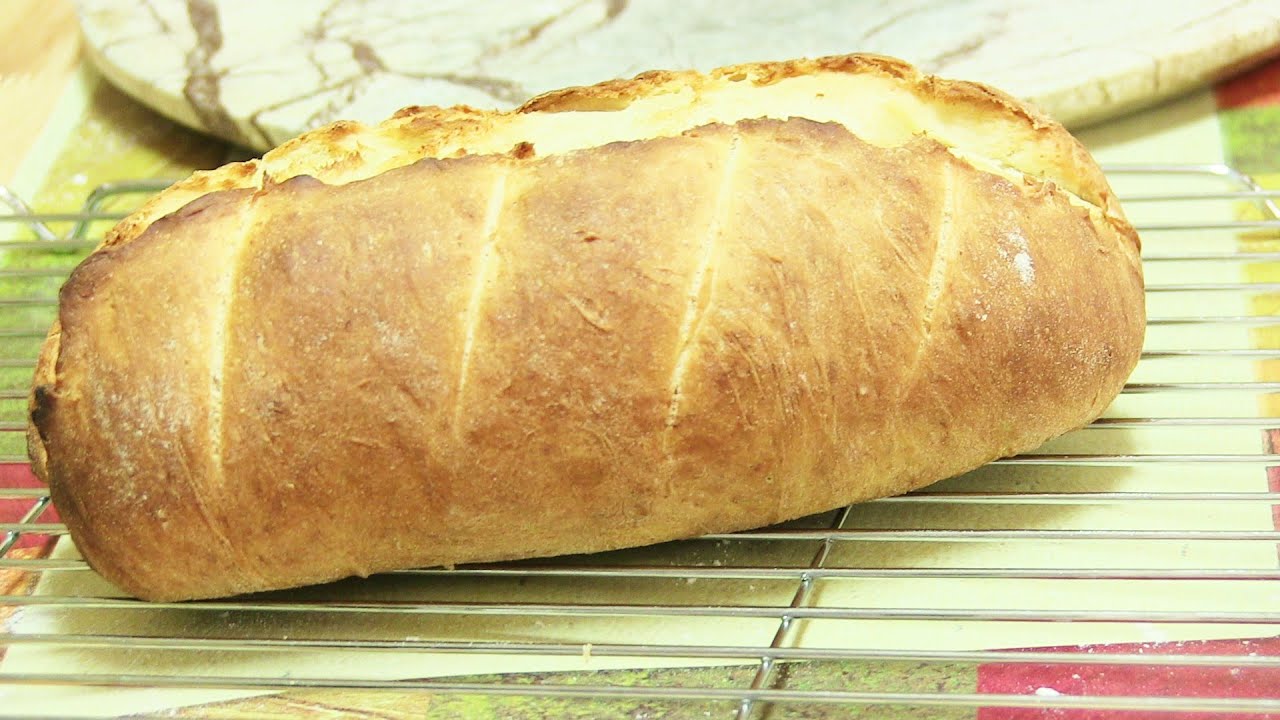 No Oven French Bread Loaf in Cooker Video Recipe by Bhavna | Bhavna