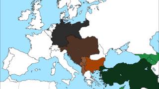 Map of Europe if the Central Powers won World War I