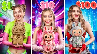 10 vs 100 vs 1000 Dolarlık Labubu! Alışveriş Mücadelesini Kim Kazanacak?