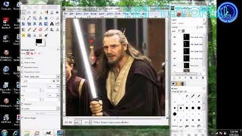 Lightsabers in GIMP