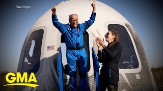 90-year-old becomes oldest American in space