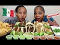 How To Eat Mexican Street Tacos | Mukbang