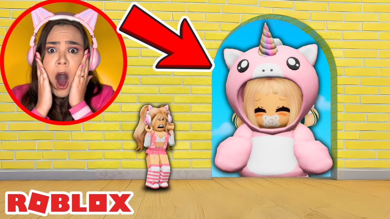 VICK PEQUENA ESCONDENDO DA GIGANTE BABY | Roblox
