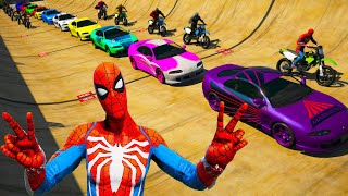 Parkour Car Penumbra FF Spiderman and friends Land act reservoir GTA 5 mods challenge by Onegamesplus 6,022 views 4 days ago 20 minutes