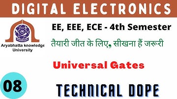 Lec -08 Digital Electronics|EE, EEE, ECE 4th Semester| AKU Bihar| Full Course|#akubihar#semesterexam
