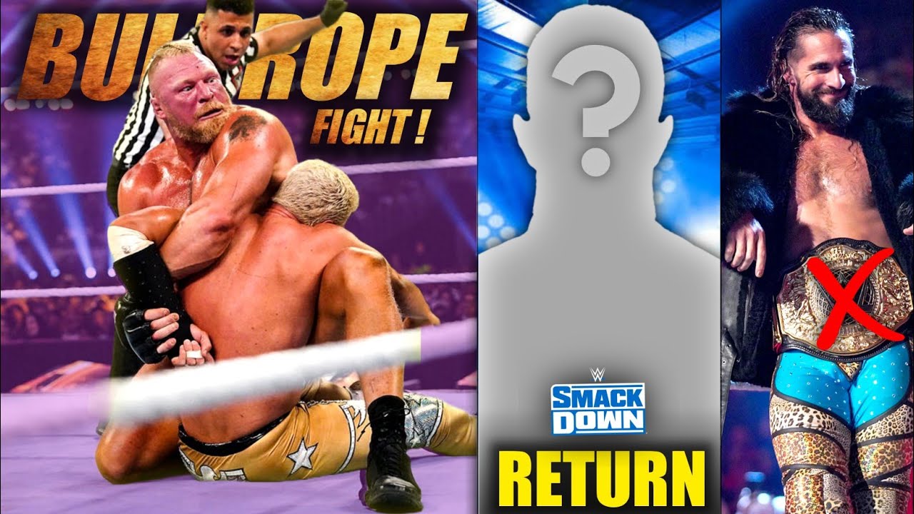 '🐂 BULL ROPE MATCH' LOCKED ! Brock Lesnar Vs Cody Rhodes | SHOCKING ...